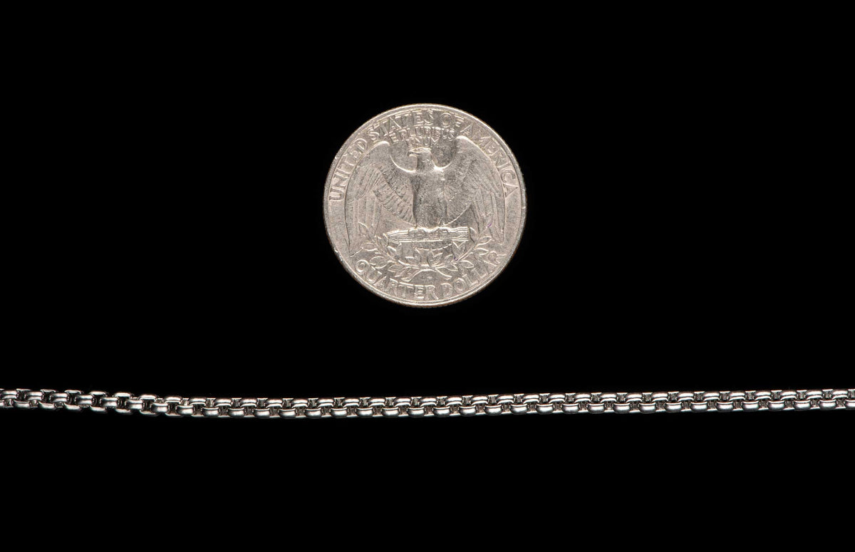 William Henry JEWELRY Silver Box Chain - 2.5mm SILVER BOX CHAIN 2.5