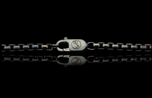 William Henry JEWELRY Black Box Chain - 3.7mm BLACK BOX CHAIN 3.7