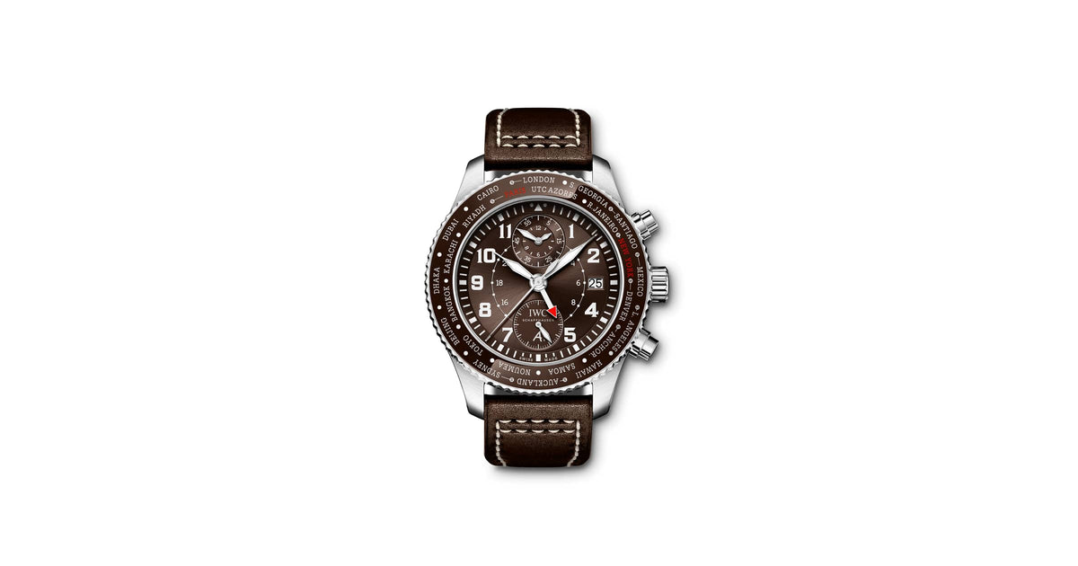 IWC Pilot’s Watch Timezoner Chronograph Edition “80 Years Flight to New York” IW395003