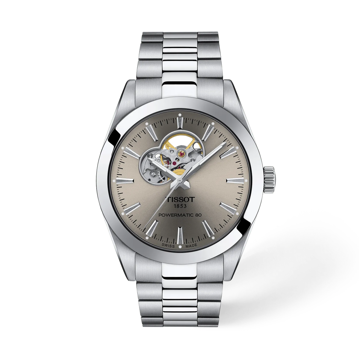 Tissot Gentleman Open Heart 40mm T1274071108100