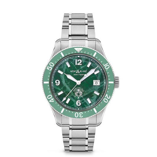 Montblanc Iced Sea Automatic Date - Steel - Ceramic - Green - Montblanc® US MB129373