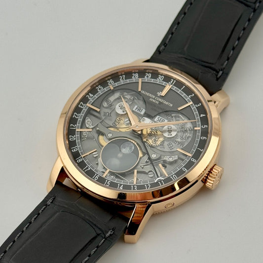 Pre-Owned Vacheron Constantin Traditionnelle Complete Calendar Openface 4020T/000R-B654