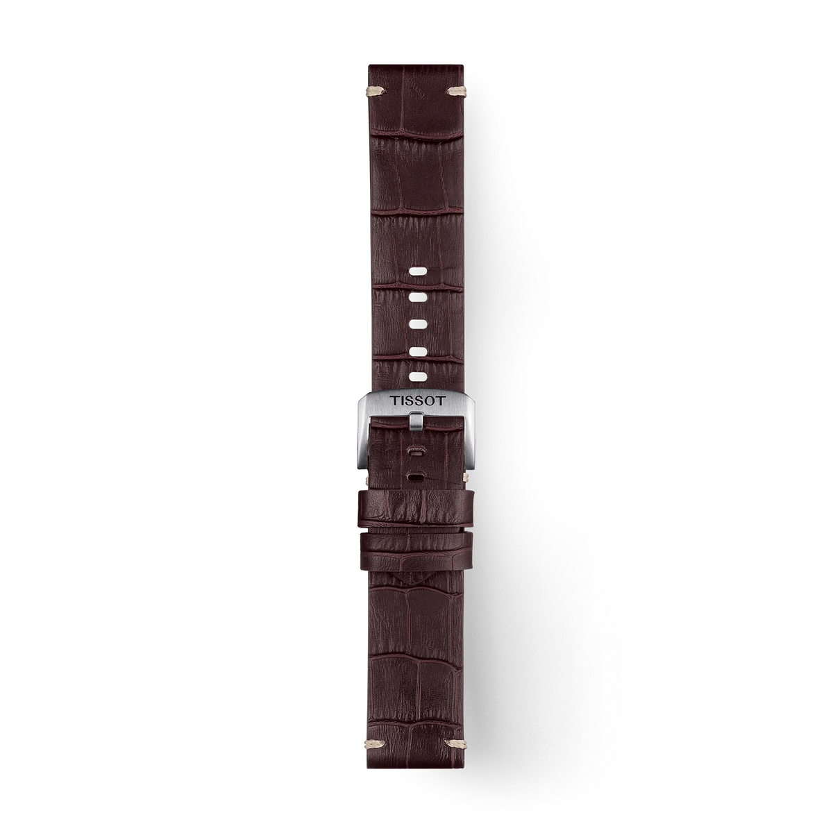 Tissot Official Brown Leather Strap Lugs 22 mm T852046773