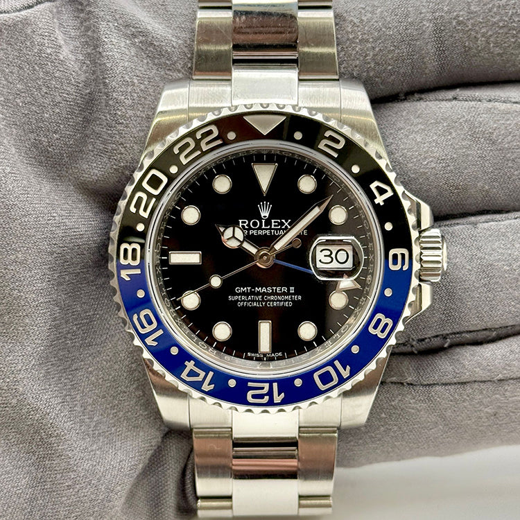 Pre-Owned Rolex GMT-Master II 116710BLNR