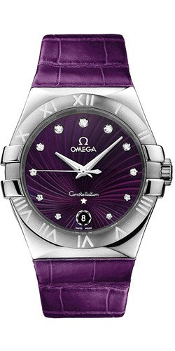 Ladies Omega Constellation Quartz 35mm 123.13.35.60.60.001 Watch