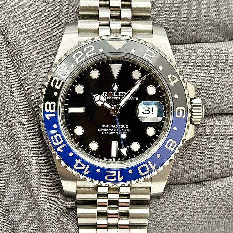Pre-Owned Rolex GMT Master II 126710BLNR