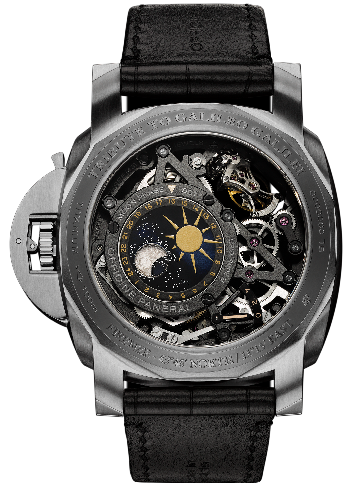 Luminor Tourbillon Moon Phases Equation of Time GMT - L’Astronomo 50 mm