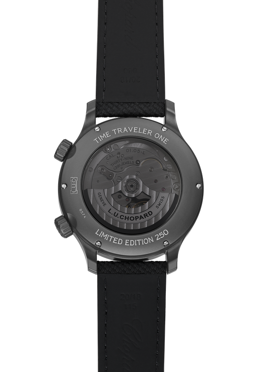 L.U.C Time Traveler One Black