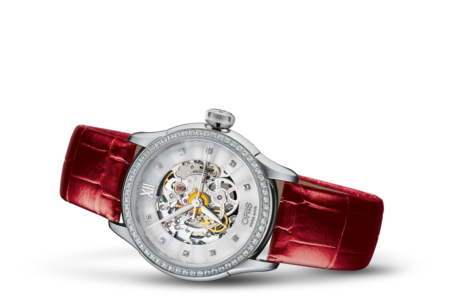 Oris Artelier Skeleton Diamonds 01-560-7604-4919-07-5-16-66FC