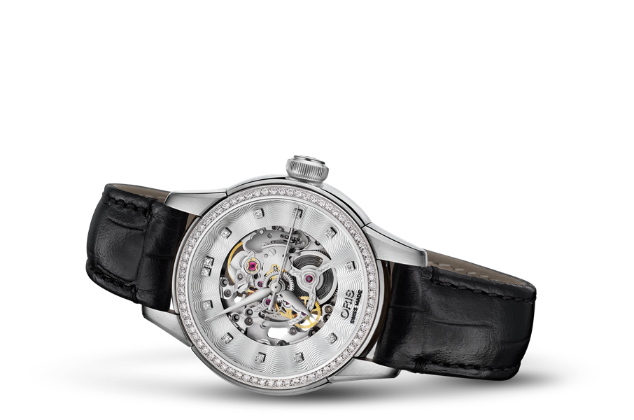 Oris Artelier Skeleton Diamonds 01-560-7687-4919-07-5-14-60FC