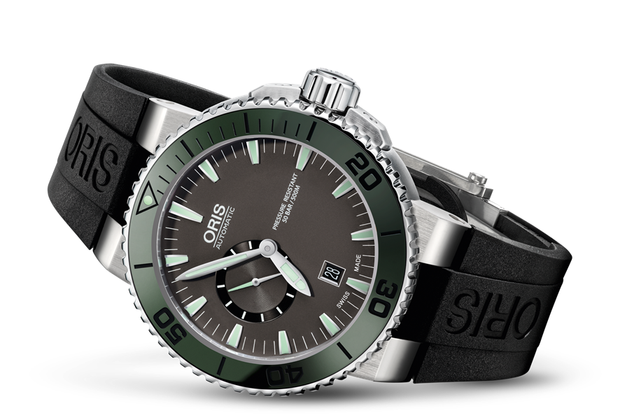 Oris Aquis Small Second, Date 01-743-7673-4157-07-4-26-34EB