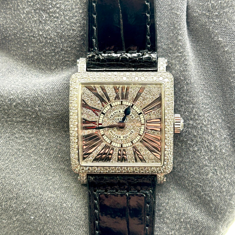 Pre-Owned Franck Muller Master Square 6002 S QZ D CD