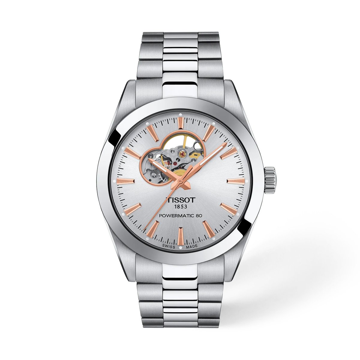 Tissot Gentleman Open Heart 40mm T1274071103101
