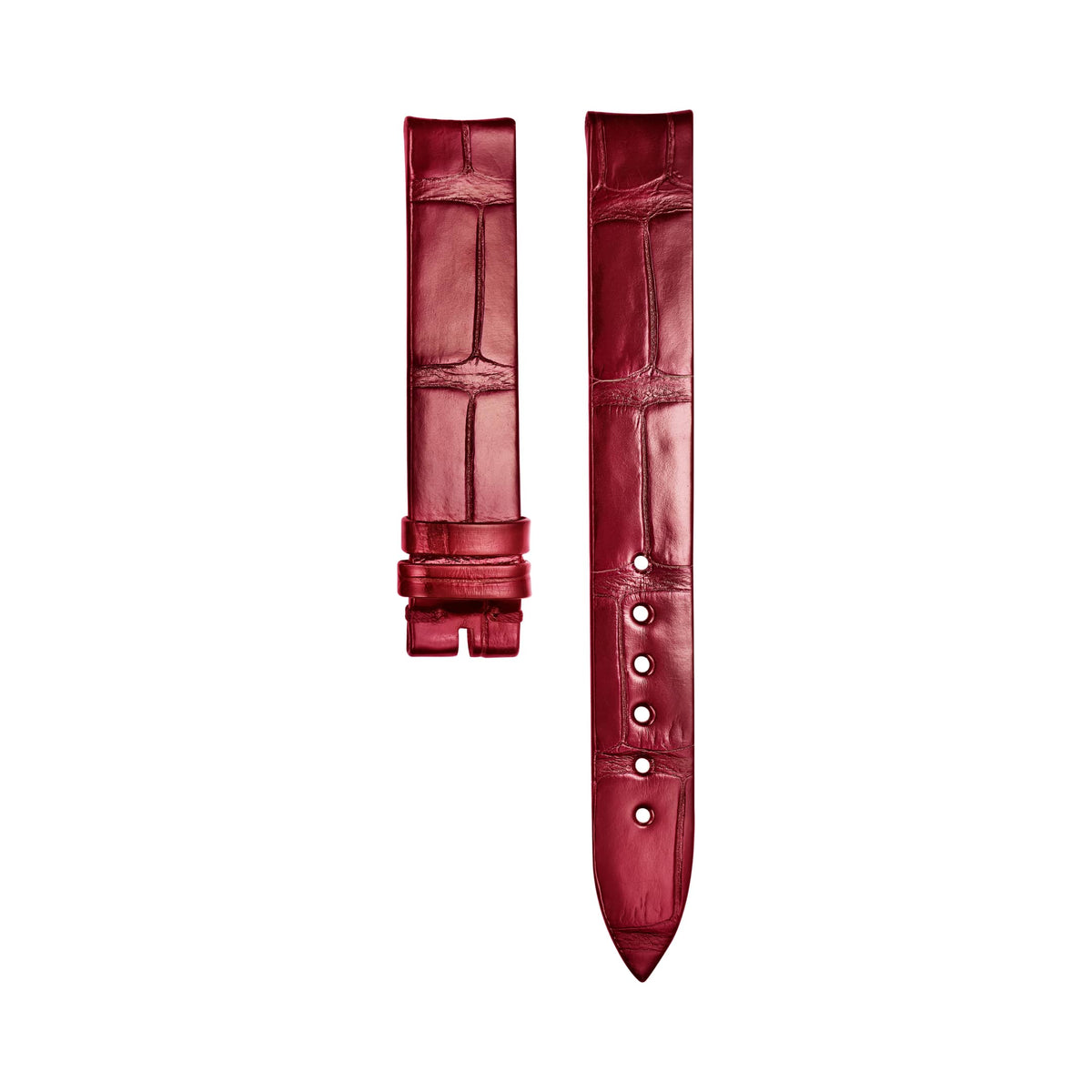 Piaget Sixtie Red Alligator Strap MXE0Z0W5