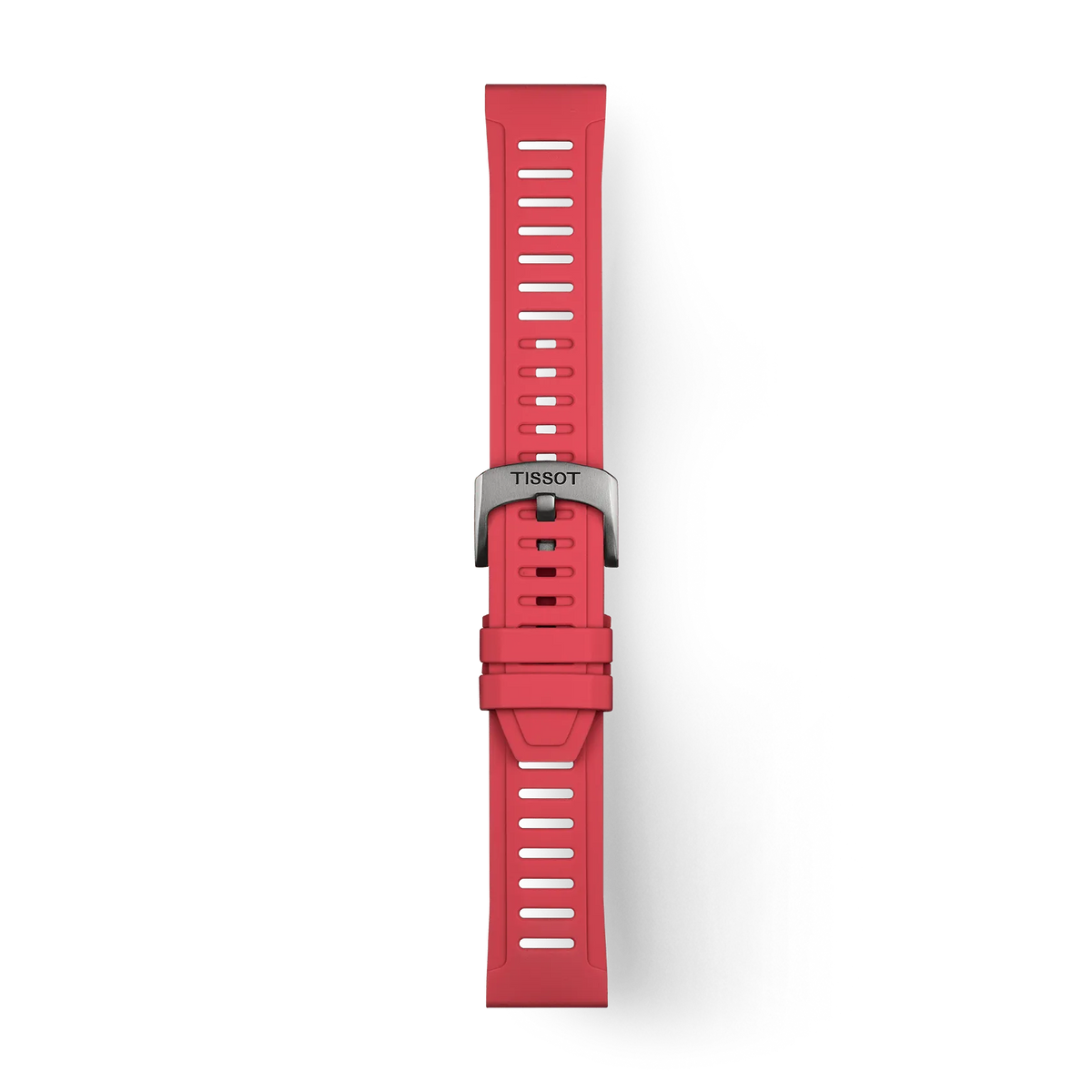 Tissot Official Red Silicone Strap Lugs 21 mm T852049243
