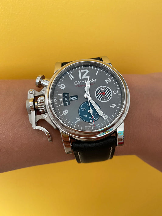 Graham CHRONOFIGHTER VINTAGE - GREY 2CVAS.S08A
