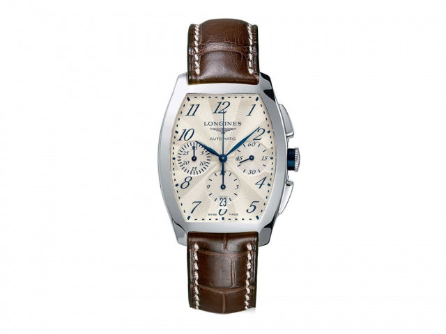 Longines Evidenza 34mm Chronograph Automatic Men's Watch L2.643.4.73.4