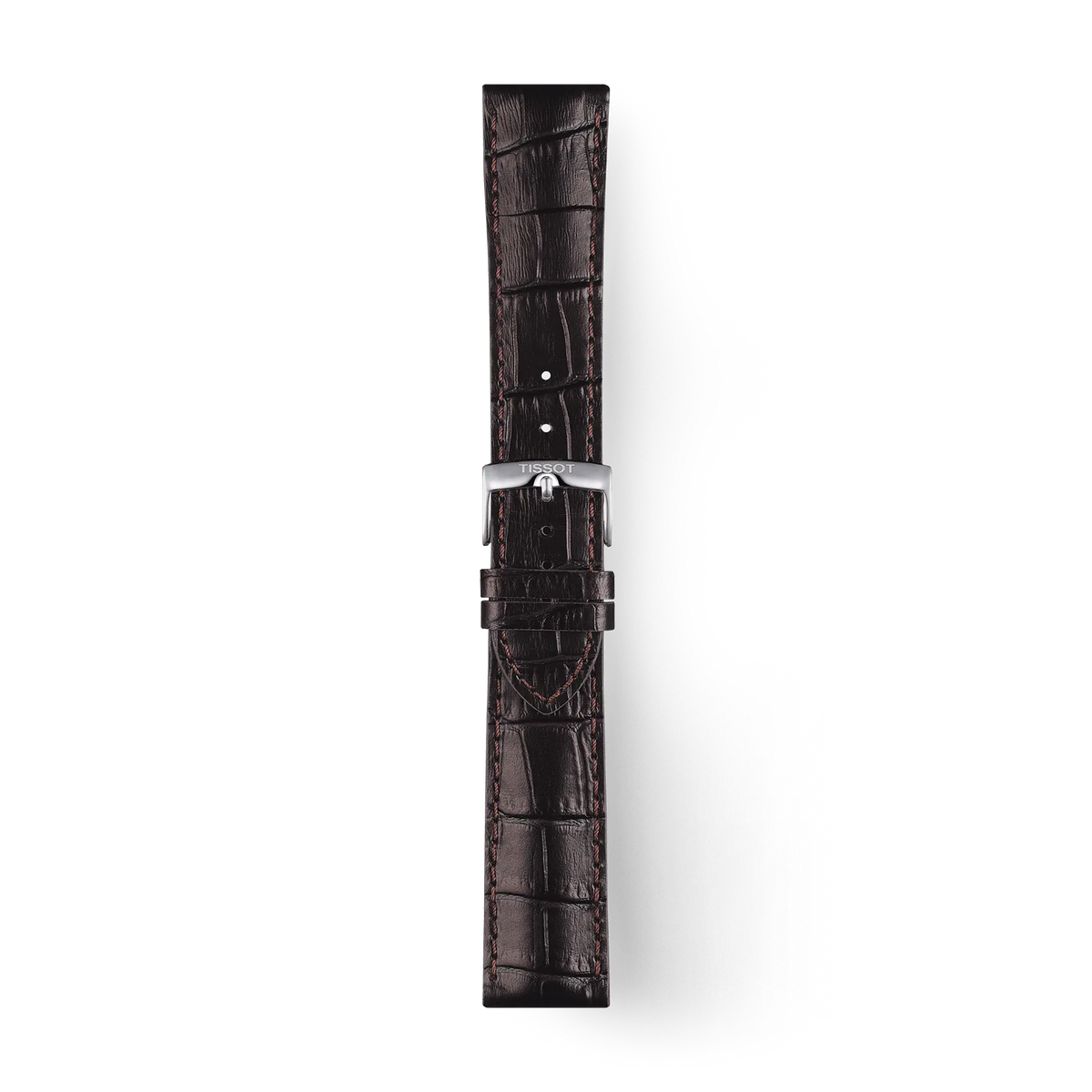 Tissot Official Brown Leather Strap Lugs 22 mm T852041655