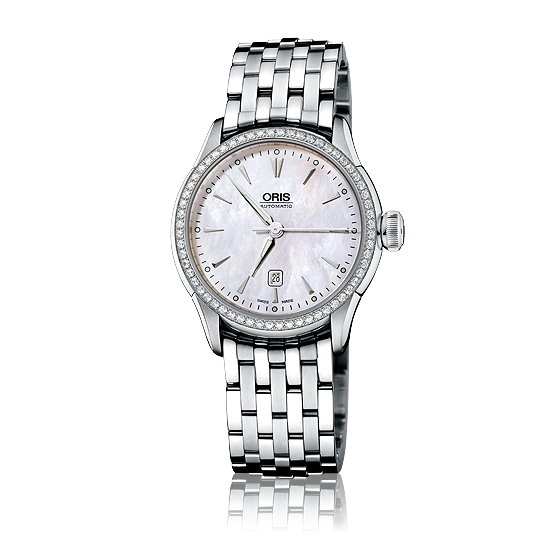 Oris Artelier Date Diamond 01 561 7604 4956-07 8 16 73 Ladies Watch