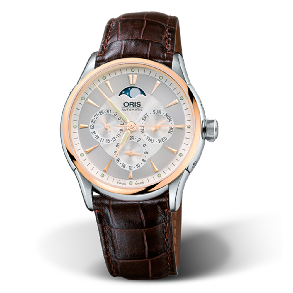 Oris Artelier Complication 01 582 7592 6351-07 5 21 70FC Men's Watch