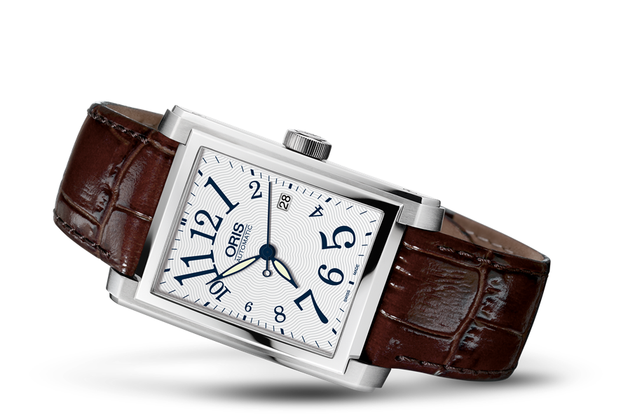 Oris Rectangular Date 01 583 7657 4061-07 5 21 70Fc Men Watch