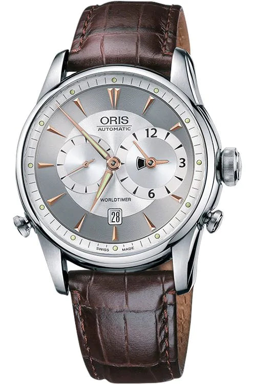 Oris Artelier Worldtimer Men 01 690 7581 4051-07 5 22 70FC Watch