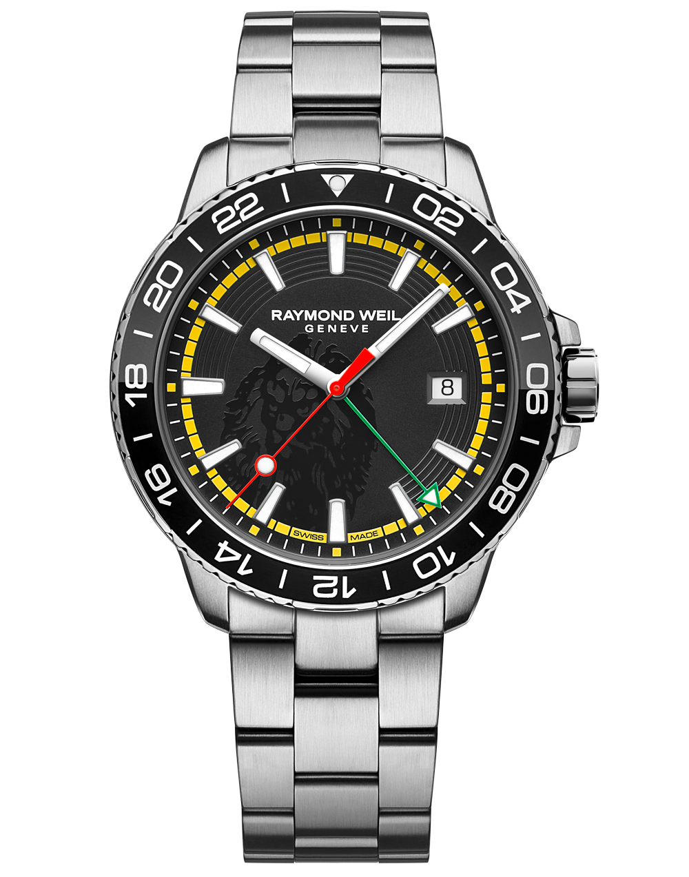 Raymond Weil Tango Bob Marley Limited Edition Quartz Stainless Steel On Bracelet Men's Watch 8280-ST1-BMY18