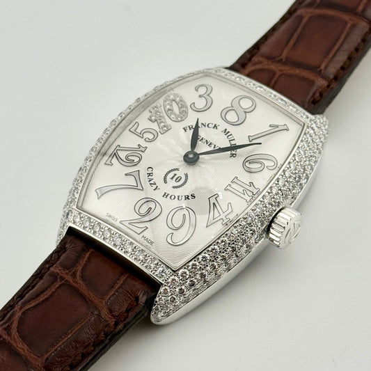 Pre-Owned Franck Muller Cintree Curvex Crazy Hours 10TH Anniversary 7880 CH REL D 10D