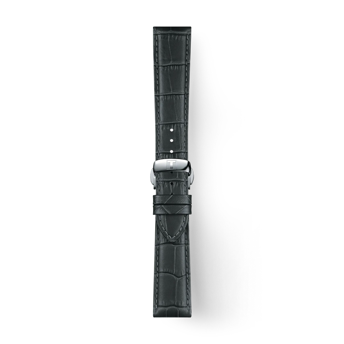Tissot Official Grey Leather Strap Lugs 21 mm T852045750
