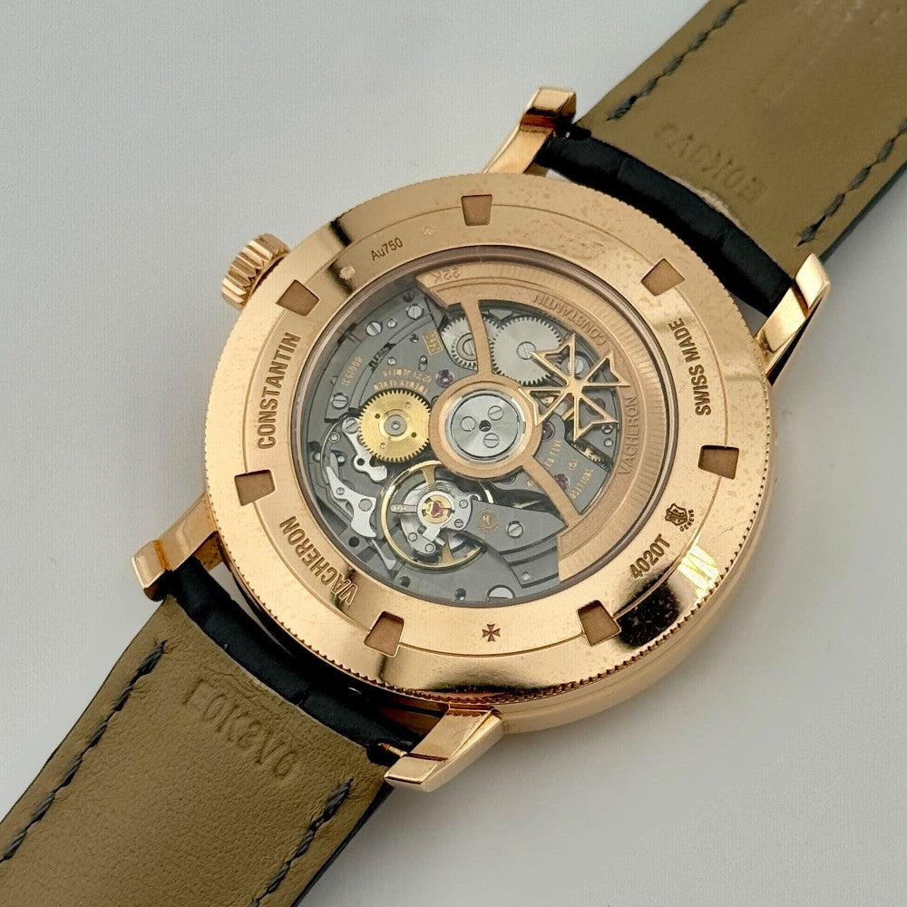 Pre-Owned Vacheron Constantin Traditionnelle Complete Calendar Openface 4020T/000R-B654