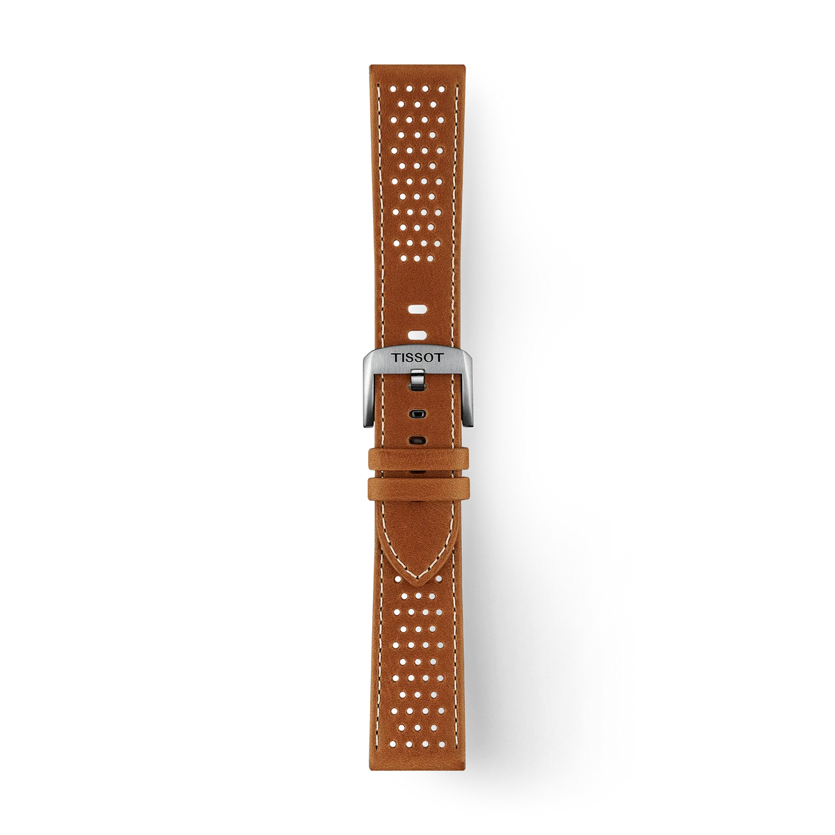 Tissot Official Light Brown Leather Strap Lugs 22mm T852051017