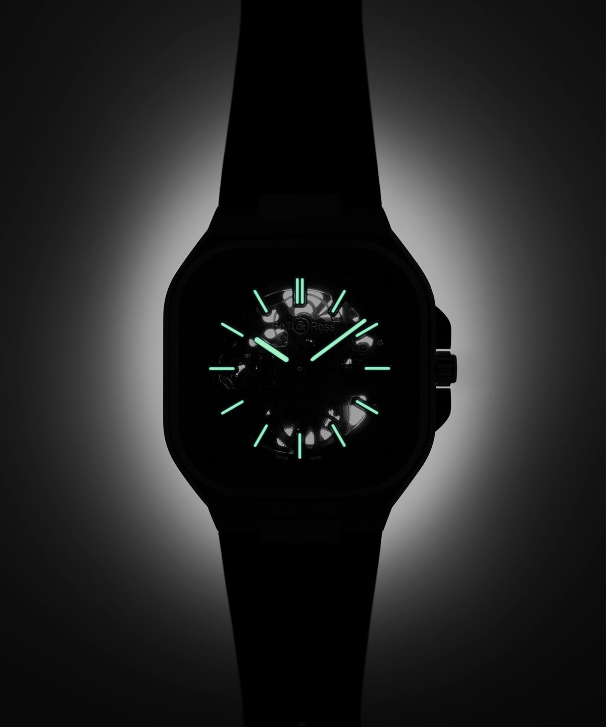 Bell & Ross Watch BR 05 SKELETON NIGHTLUM BR05A-BL-SK-ST/SST