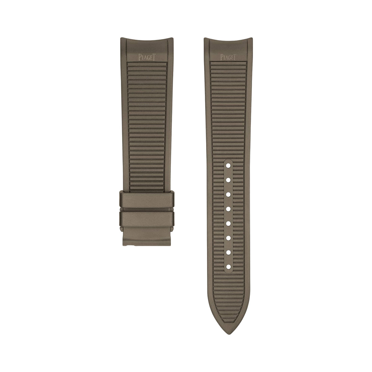 Piaget Polo 42mm Brown Rubber Strap MXE0QFR5