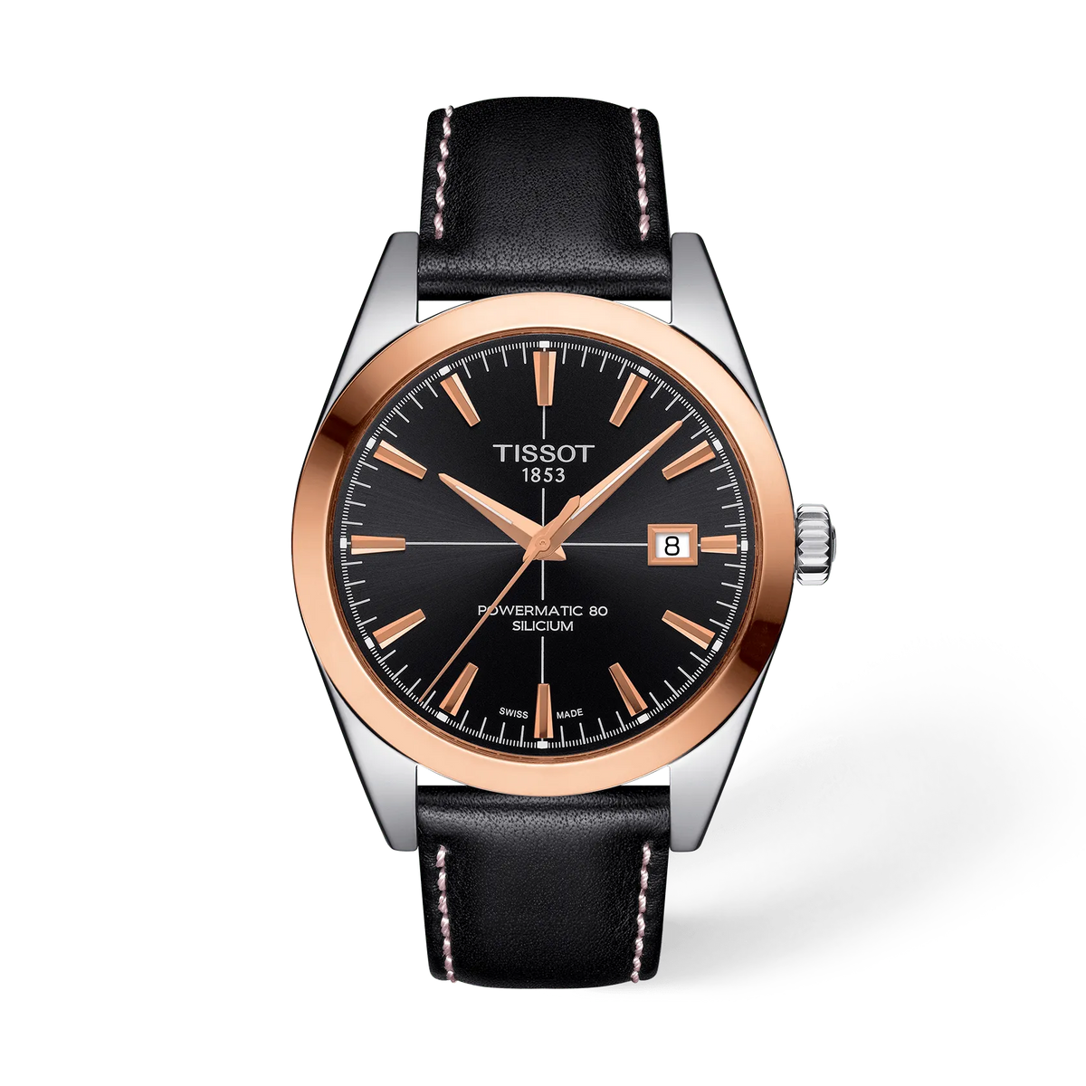 Tissot Gentleman Gold bezel 40mm T9274074605100