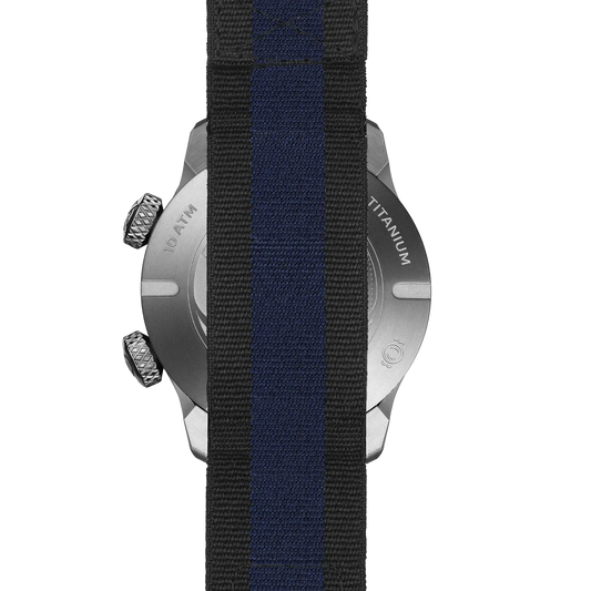 Bremont Watches | Mens | Altitude Altitude MB Meteor Time Zones Blue Dial Nato Strap ALT42-MT-Z-TI-BLBL-N-S
