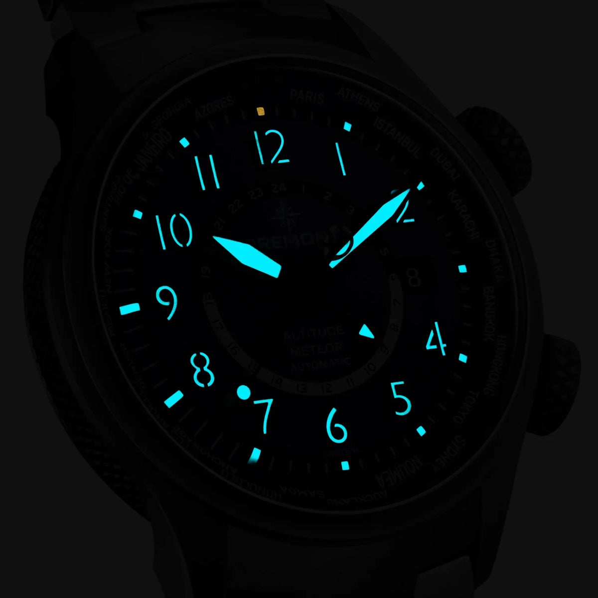 Bremont Watches | Mens | Altitude Altitude MB Meteor Time Zones Blue Dial Nato Strap ALT42-MT-Z-TI-BLBL-N-S