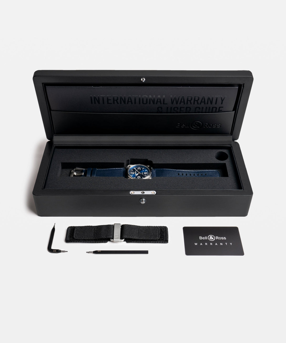 Bell & Ross Watch BR-03 Blue Steel BR03A-BLU-ST/SCA