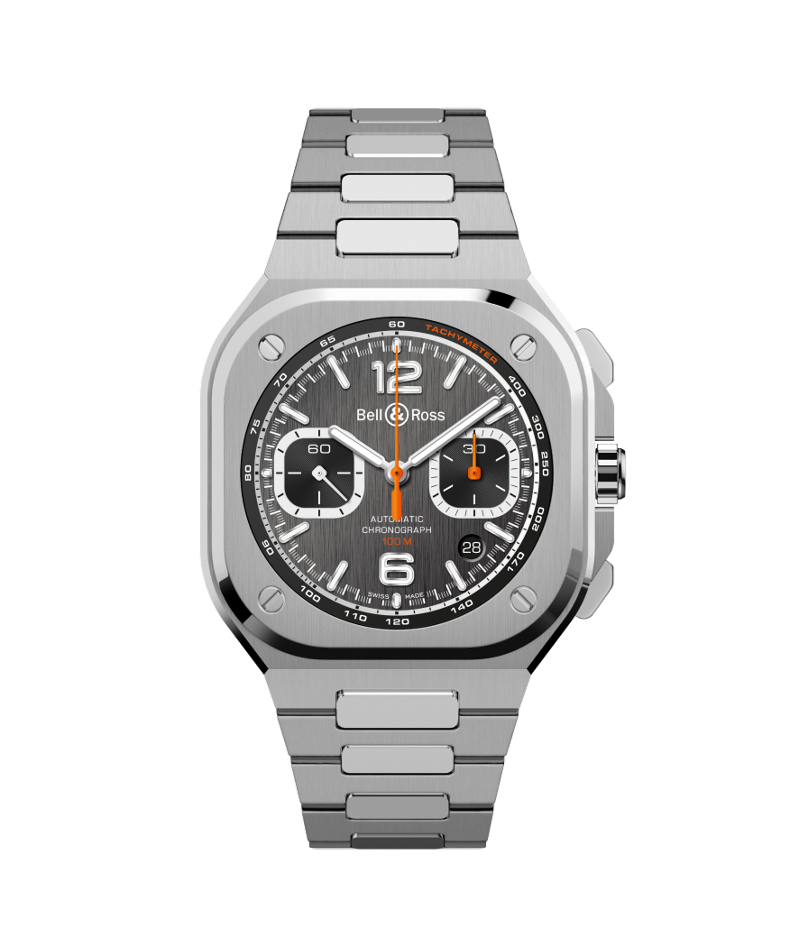 Bell & Ross Watch BR-05 CHRONO RACING ORANGE BR05C-SP-ST/SST