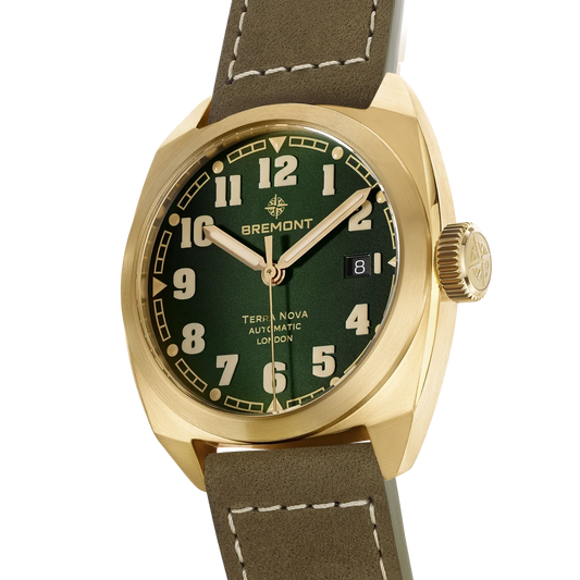 Bremont Watches | Mens | Terra Nova Terra Nova 40.5 Date Bronze TN40-DT-BZ-GN-L-S