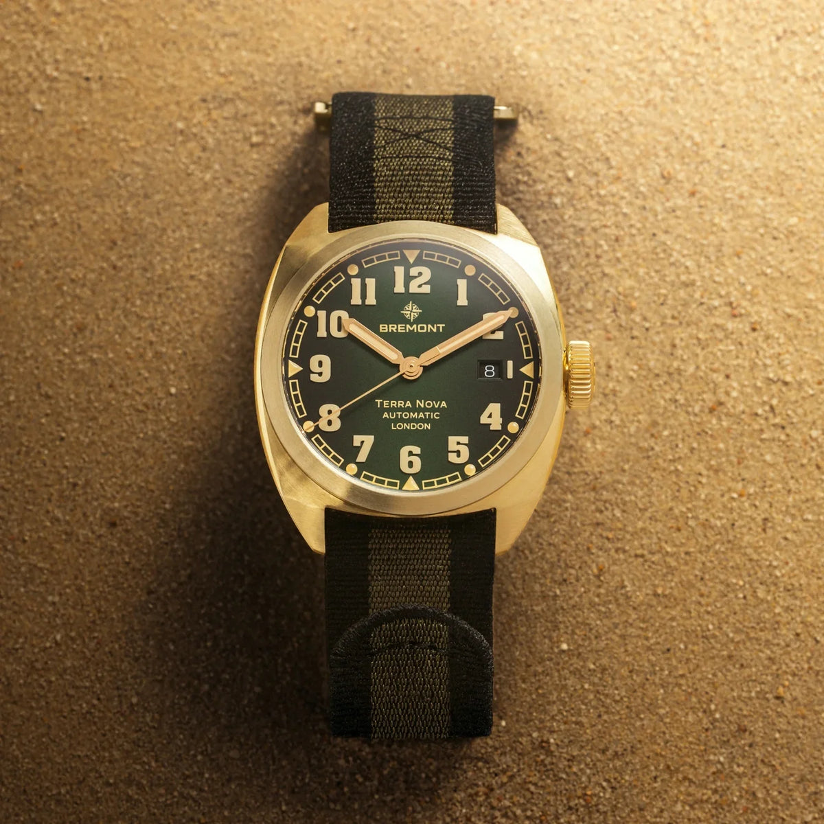 Bremont Watches | Mens | Terra Nova Terra Nova 40.5 Date Bronze TN40-DT-BZ-GN-N-S