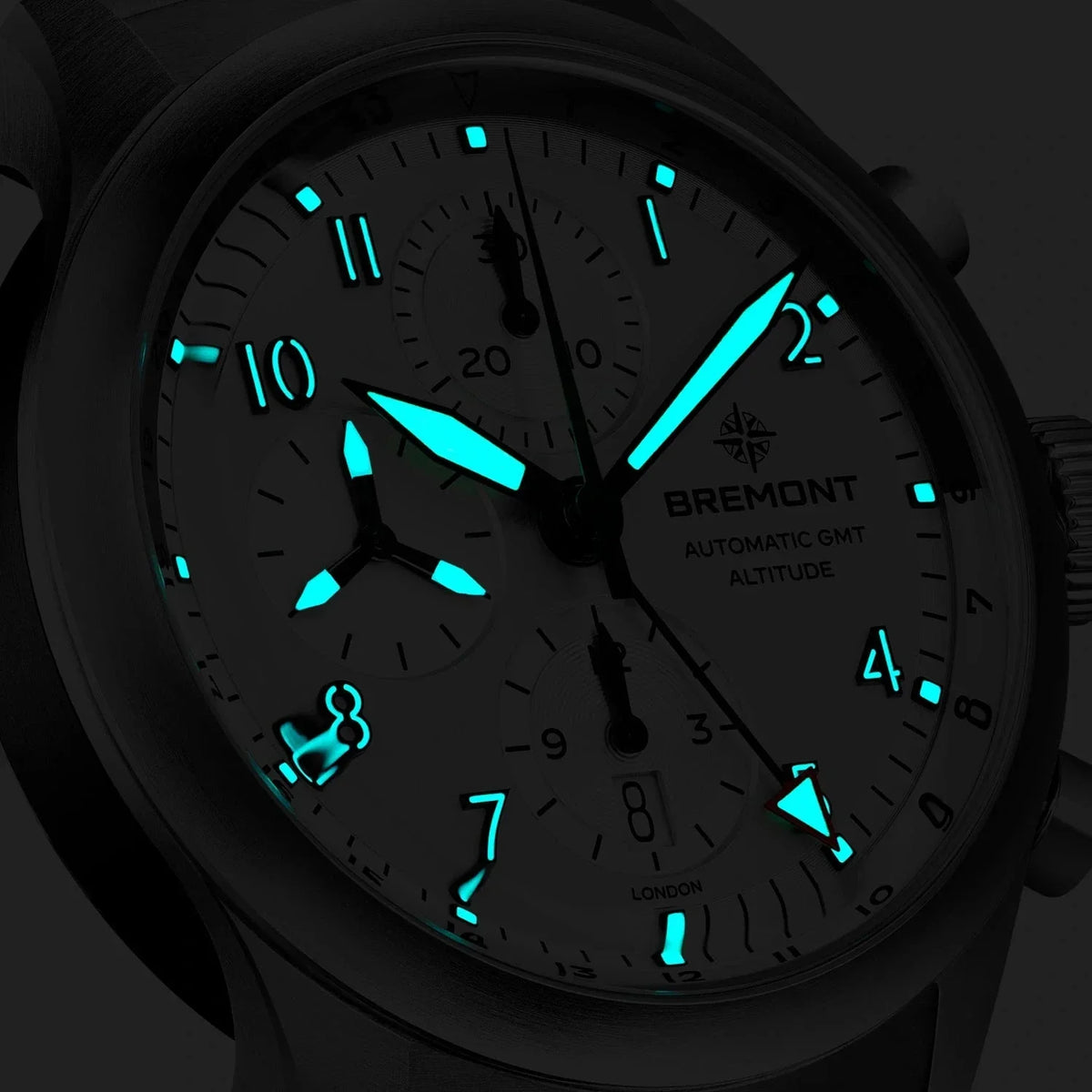 Bremont Watches | Mens | Altitude Altitude Chronograph GMT ALT42-CHR-G-SS-SI-N-S