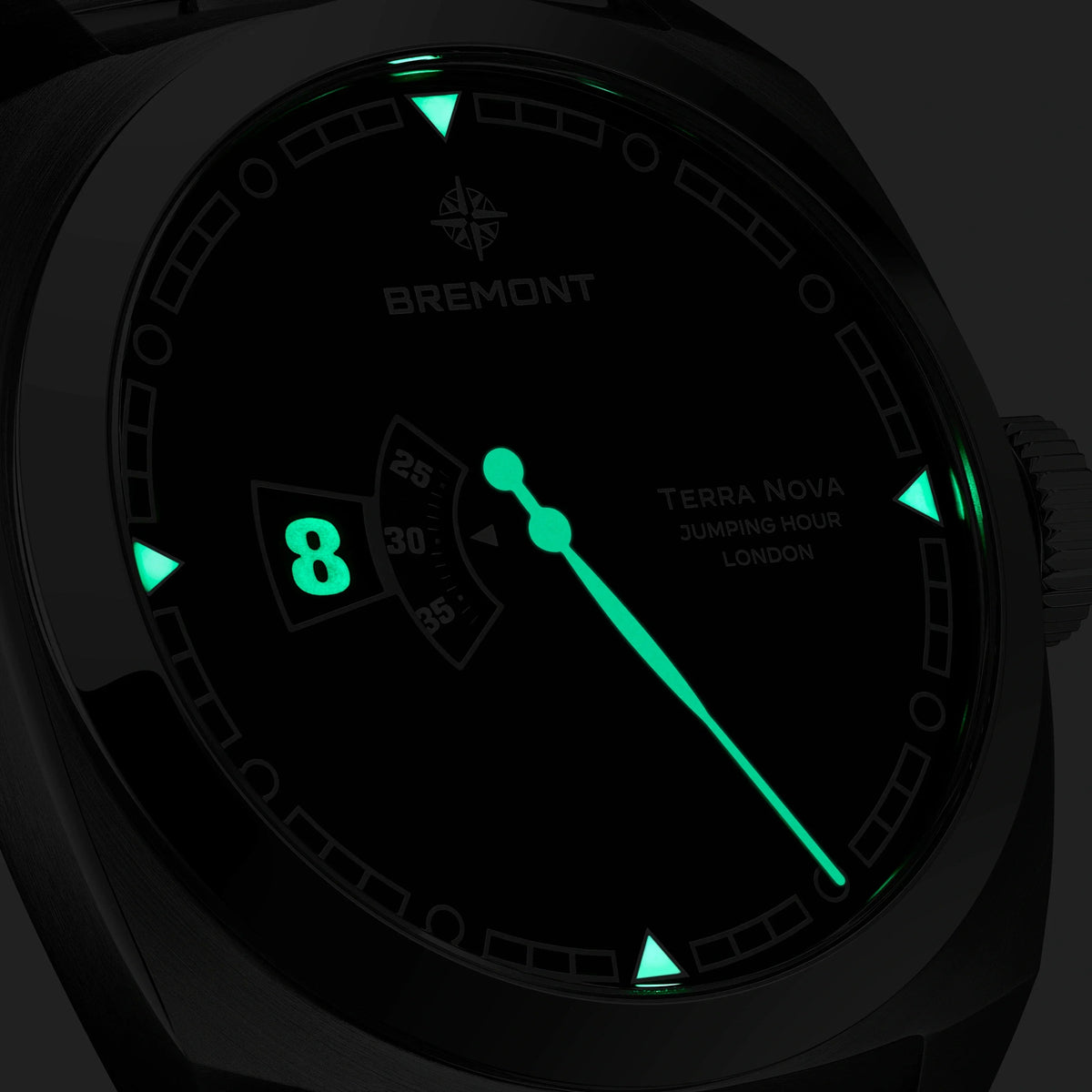 Bremont Watches | Mens | Terra Nova Terra Nova 40.5 Jumping Hour TN40-JH-SS-BK-L-S