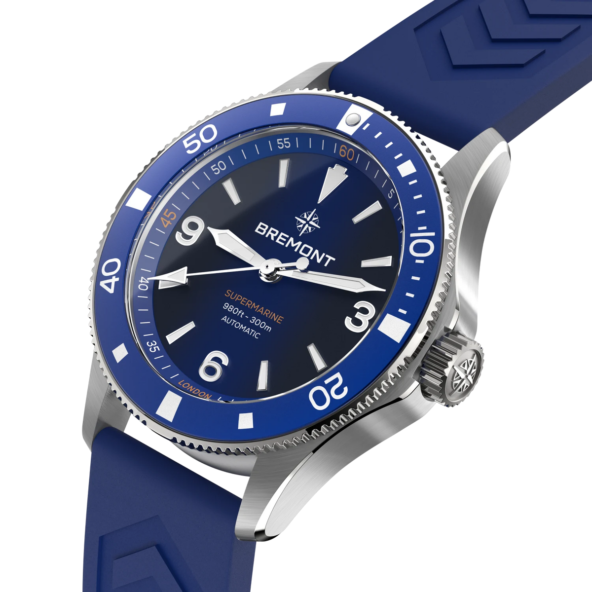 Bremont Watches | Mens | Supermarine Supermarine 300M SM40-ND-SS-BL-R-S