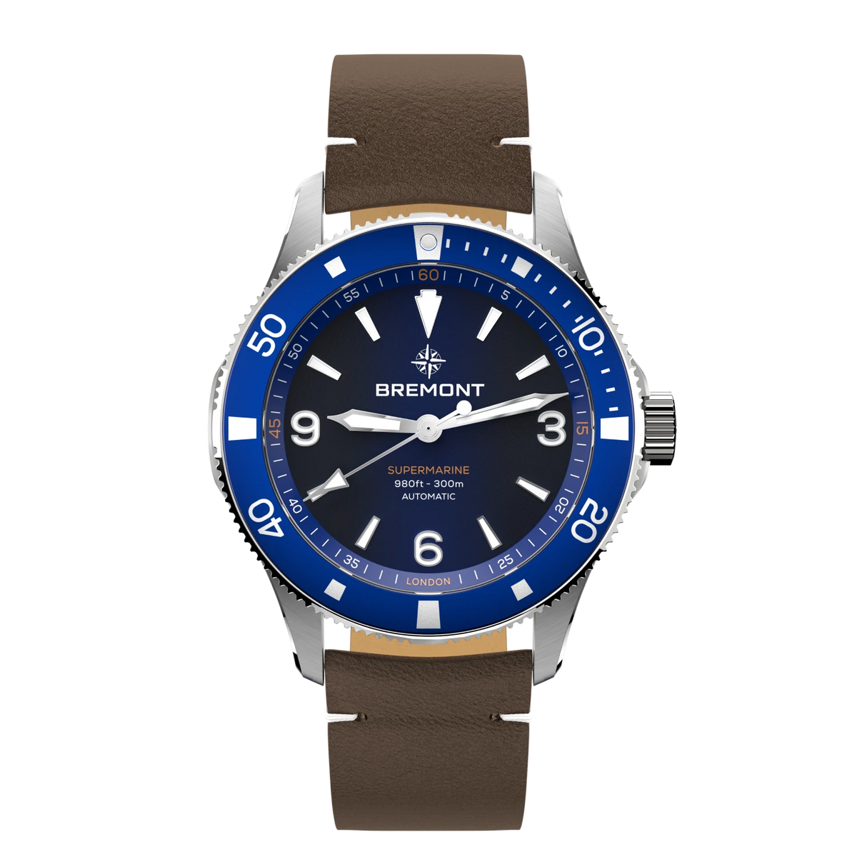 Bremont Watches | Mens | Supermarine Supermarine 300M SM40-ND-SS-BL-L-S