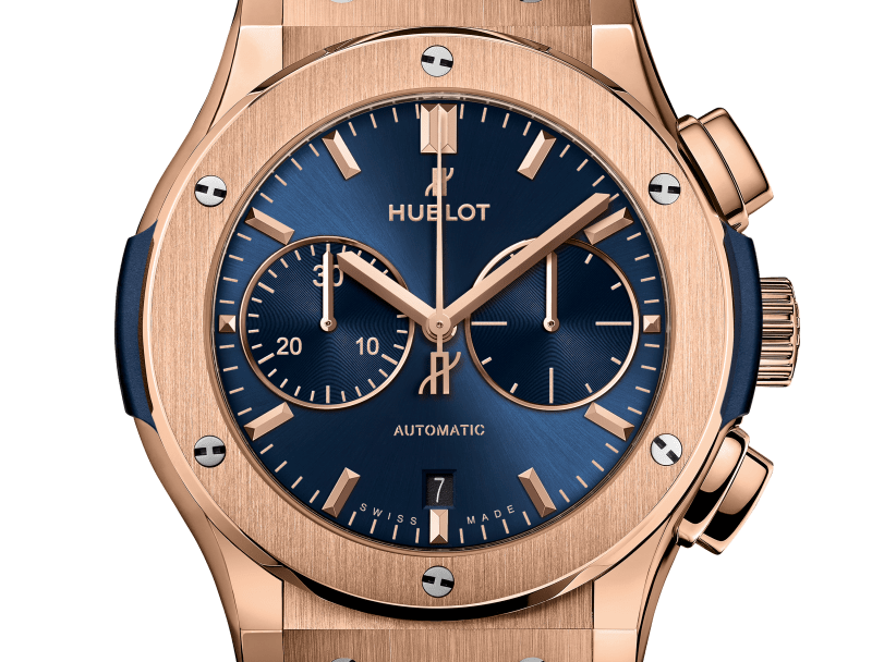 Hublot Classic Fusion Chronograph King Gold Blue 45 mm 521.OX.7180.RX