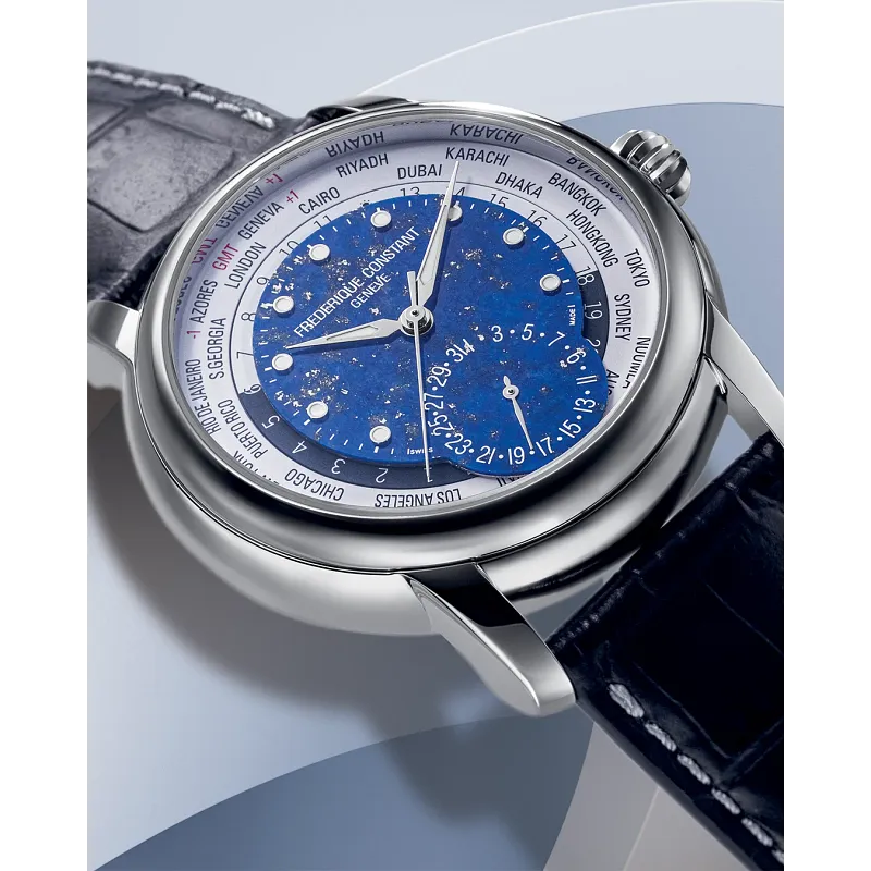 Frederique Constant Classic Worldtimer FC-718LA4H6