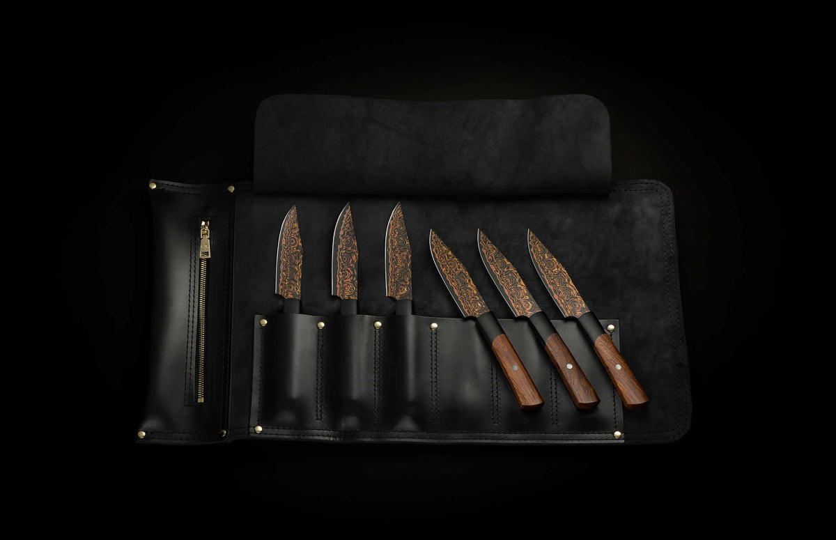 William Henry KIT KNIVES K22 Black Flare Steak K22S-BLK