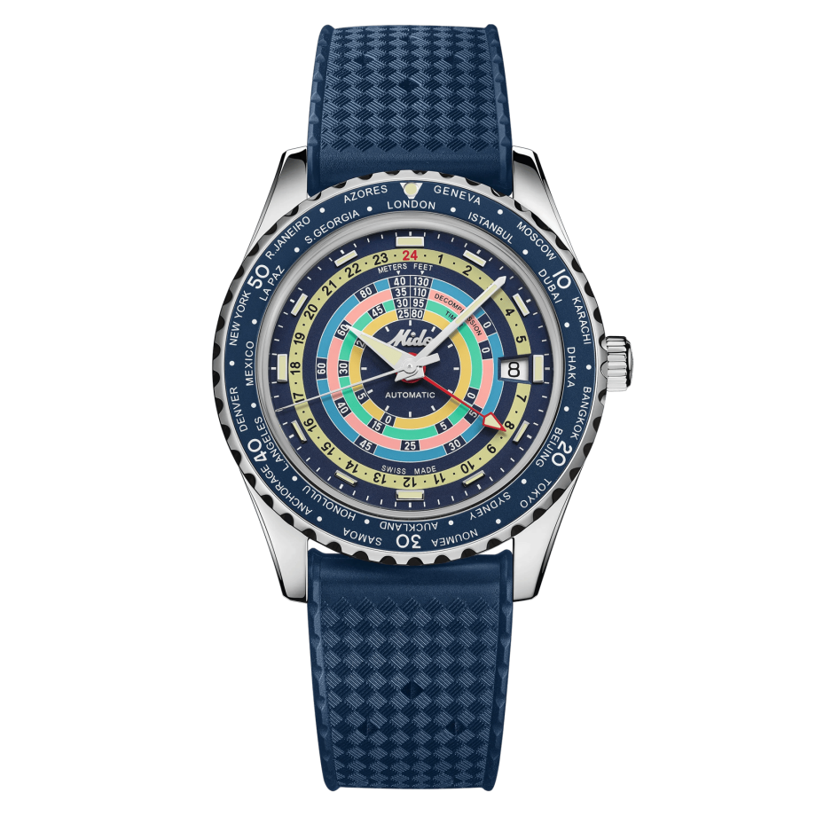 Mido Ocean Star Decompression Worldtimer M0268291704100