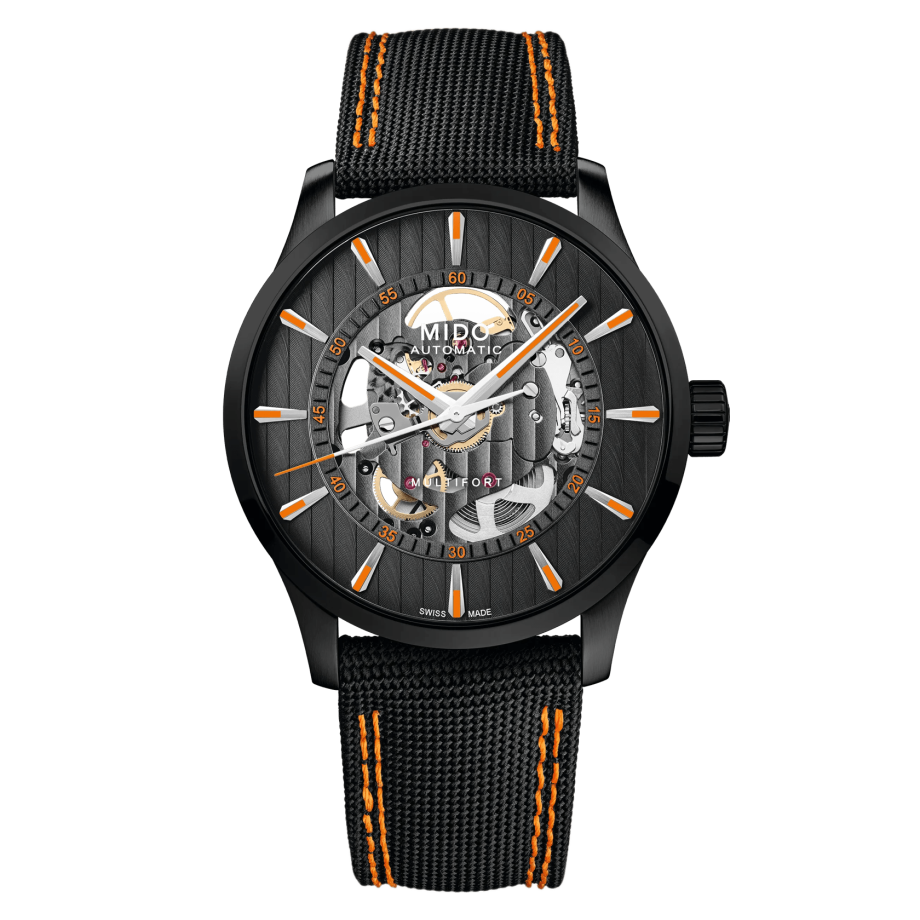 Mido Multifort Skeleton Vertigo M0384363705100