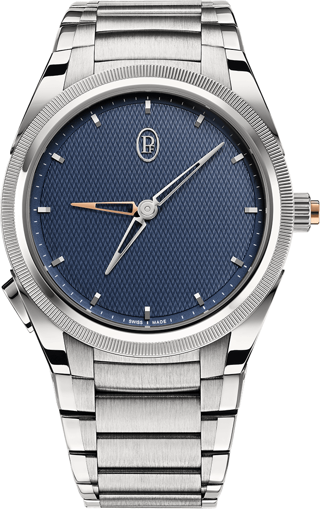 Parmigiani Fleurier TONDA PF GMT RATTRAPANTE STEEL PLATINUM MILANO BLUE - Parmigiani Fleurier PFC905-1020001-100182